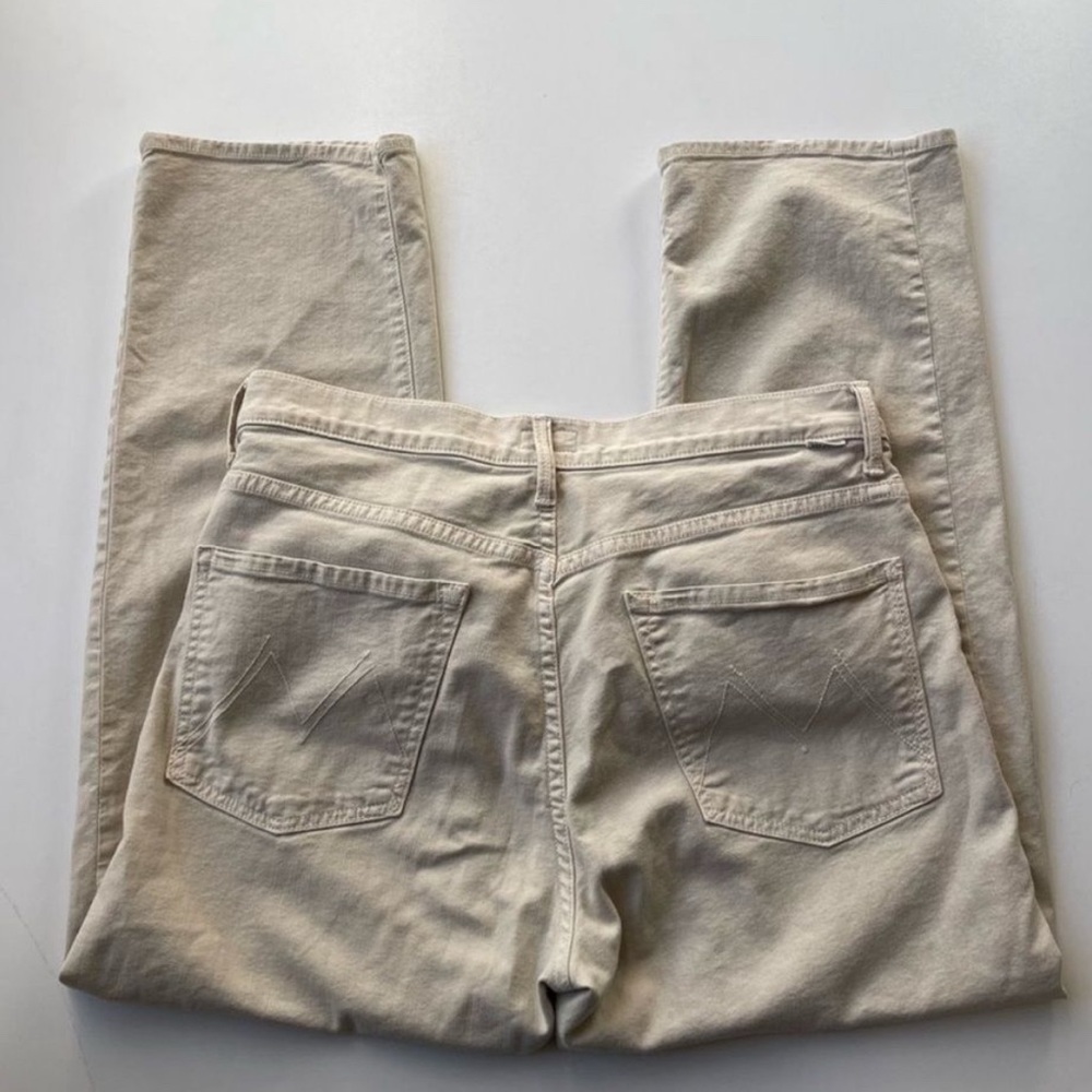 MOTHER Women's Tan Boyfriend Jeans size 30 - Picture 5 of 8